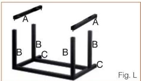 EDILKAMIN FIREBOX - FLUES (Fig. N) - 2