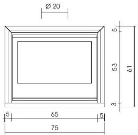 EDILKAMIN FIREBOX - LUCE PLUS/S 54 - 2