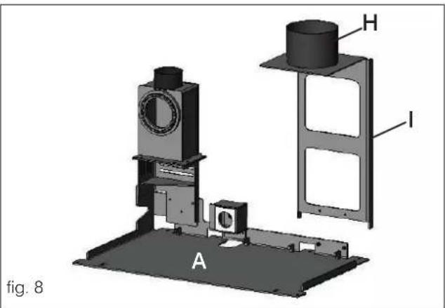 EDILKAMIN PELLKAMIN 8 - ATTENTION : EFFECTUER L'OPÉRATION AVANT D'INSTALLER L'INSERT. - 1
