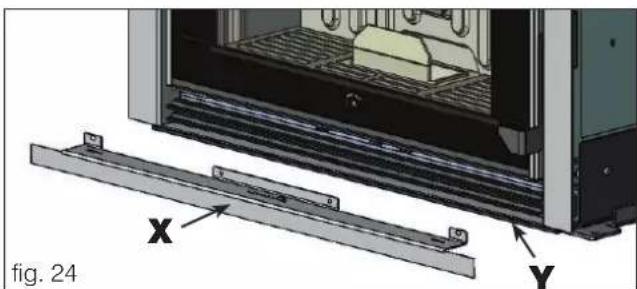EDILKAMIN PELLKAMIN 8 - PROFIL MÉTALLIQUE PLAT (X) DE FINITION POUR LE MONTAGE DES REVÊTEMENTS À « CADRE » (fourni) - 2