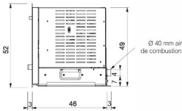 EDILKAMIN PELLKAMIN 8 - (L'INSTALLATION DU KIT PERMET DE CHARGER PAR L'AVANT LES GRANULÉS À L'INTÉRIEUR DU RÉSERVOIR SANS AVOIR À ÉTEINDRE L'INSERT). - 6