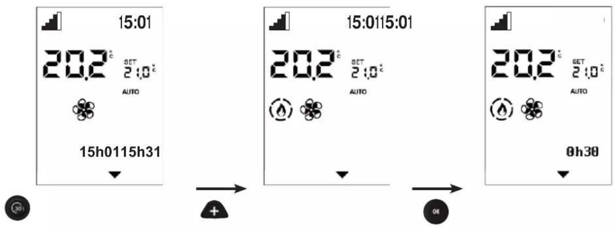 EDILKAMIN PELLKAMIN 12 EVO - Pour activer la fonction Easy Timer, appuyer sur la touche dédiée - 2