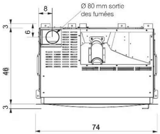 EDILKAMIN PELLKAMIN 10 - (L'INSTALLATION DU KIT PERMET DE CHARGER PAR L'AVANT LES GRANULÉS À L'INTÉRIEUR DU RÉSERVOIR SANS AVOIR À ÉTEINDRE L'INSERT). - 5