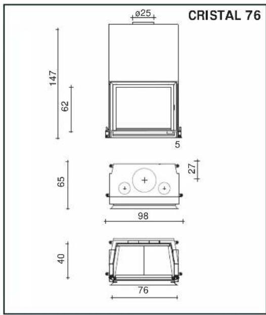 EDILKAMIN CRISTAL - DIMENSIONES - 2