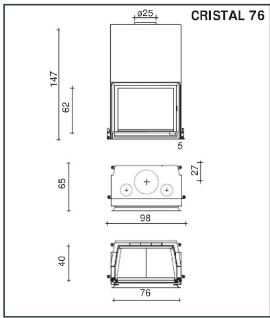 EDILKAMIN CRISTAL - DIMENSIONS - 2