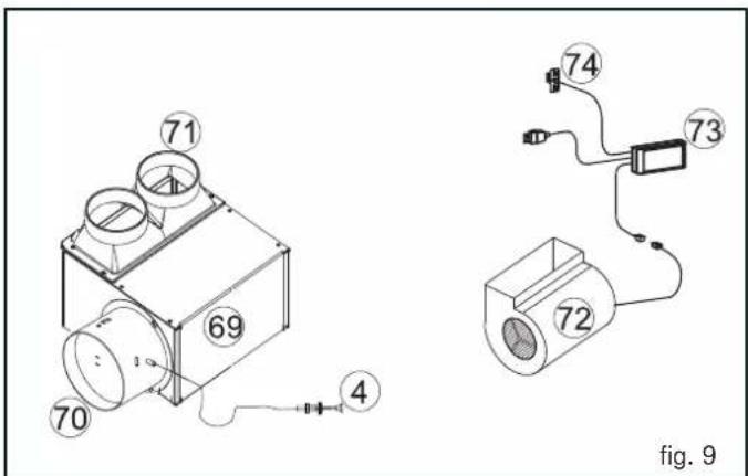 EDILKAMIN CRISTAL - forced ventilation - 1
