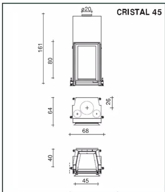 EDILKAMIN CRISTAL - DIMENSIONS - 3
