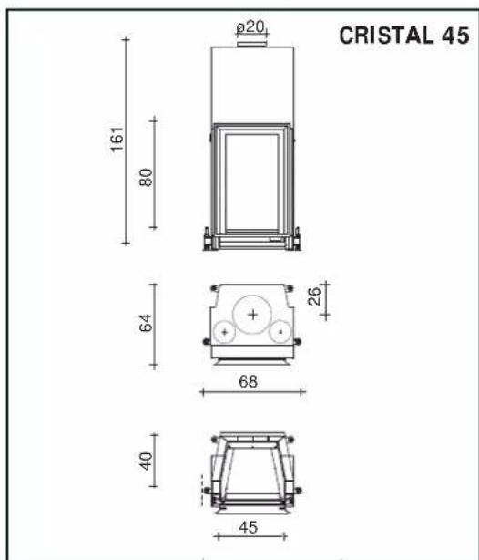 EDILKAMIN CRISTAL - DIMENSIONES - 3