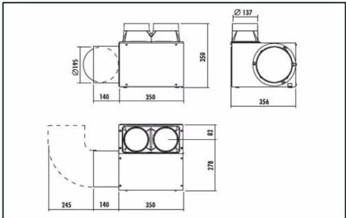 EDILKAMIN CRISTAL - met geforceerde ventilatie - 2