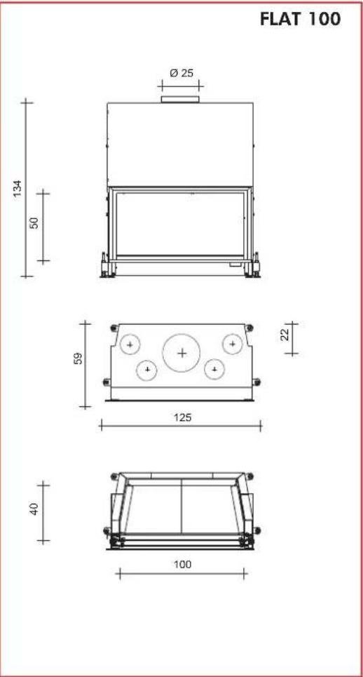 EDILKAMIN DOUBLE - Binnenbekleding van de haard (Afb. 2) - 3