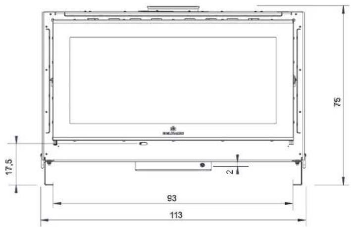 EDILKAMIN SCREEN UP 100 - SCREEN UP 100 dimensioni in cm - 2