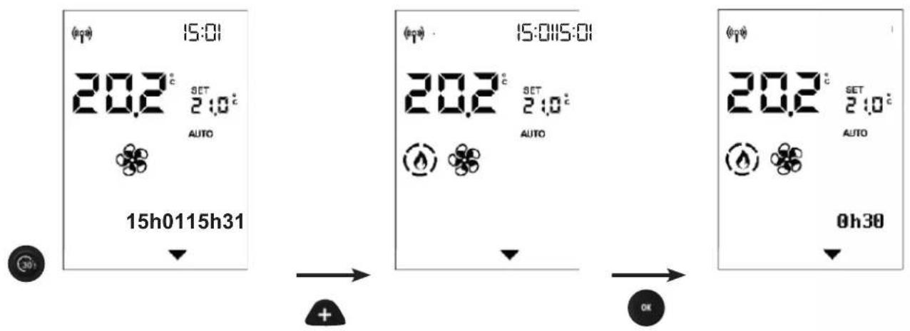 EDILKAMIN PELLKAMIN 8 EVO - Pour activer la fonction Easy Timer, appuyer sur la touche dédiée - 2