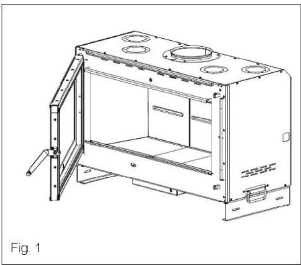 EDILKAMIN SCREEN EVO 80/2 - VANNE THERMOSTATIQUE EN OPTION - 1
