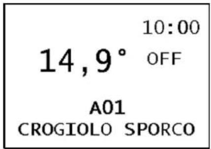 10:00 14,9° OFF A01 CROGIOLO SPORCO