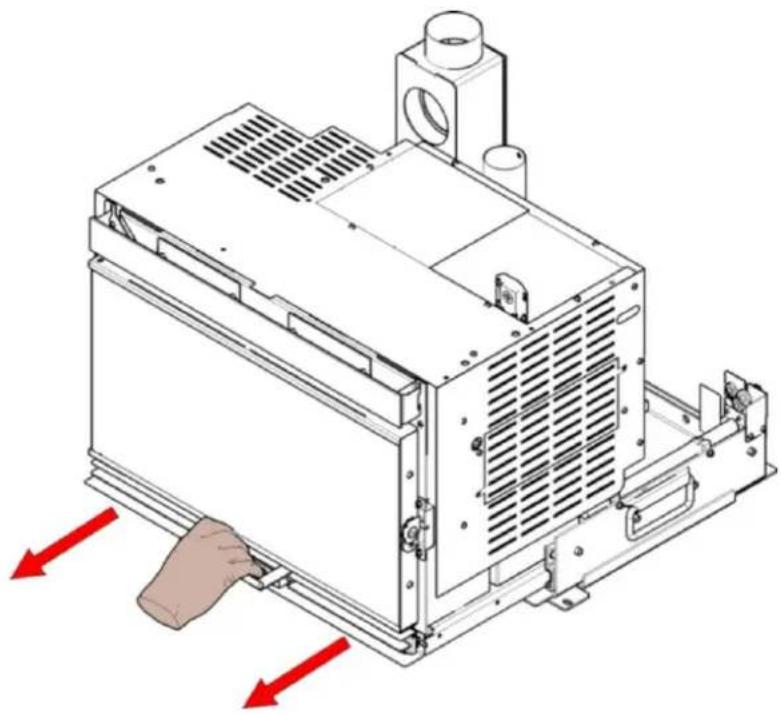 EDILKAMIN PELLKAMIN EVO 10 PLUS - Extraction sur glissières (PRODUIT ÉTEINT) - 2