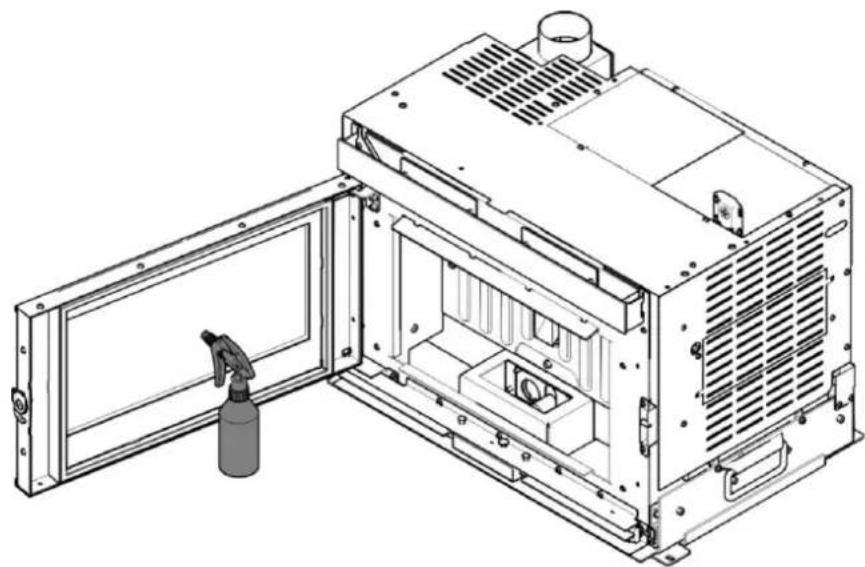 EDILKAMIN PELLKAMIN EVO 10 PLUS - Nettoyage de la vitre - 2