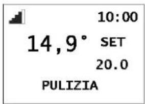 10:00 14,9° SET 20.0 PULIZIA