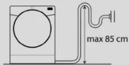 HAIER HD90-A3939E - Montieren des Ablaufschlauchs - 1