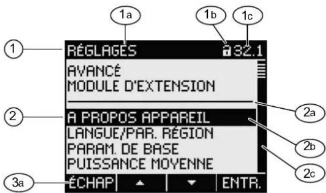 SIEMENS SENTRON PAC4200 - Affichage du menu "RÉGLAGES" - 1