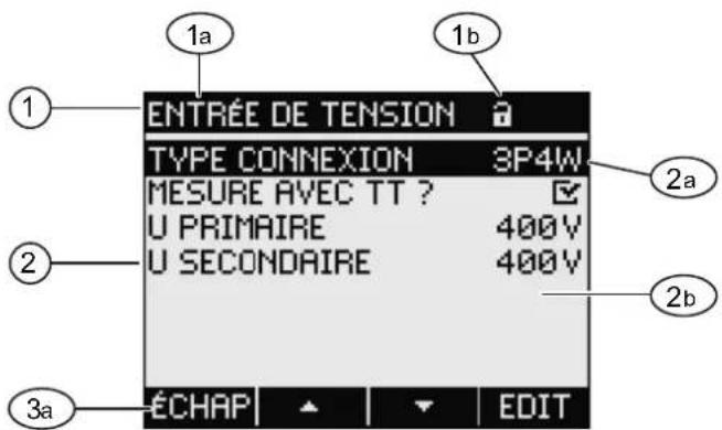 SIEMENS SENTRON PAC4200 - Affichage des paramètres de l'appareil - 1