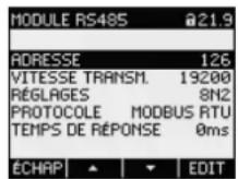 SIEMENS SENTRON PAC4200 - Réglages sur le multimètre SENTRON PAC - 1