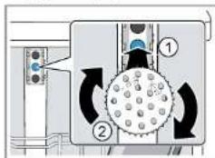 SIEMENS SX75ZX07CE - Montering af bagepladesprøjtehoved - 1