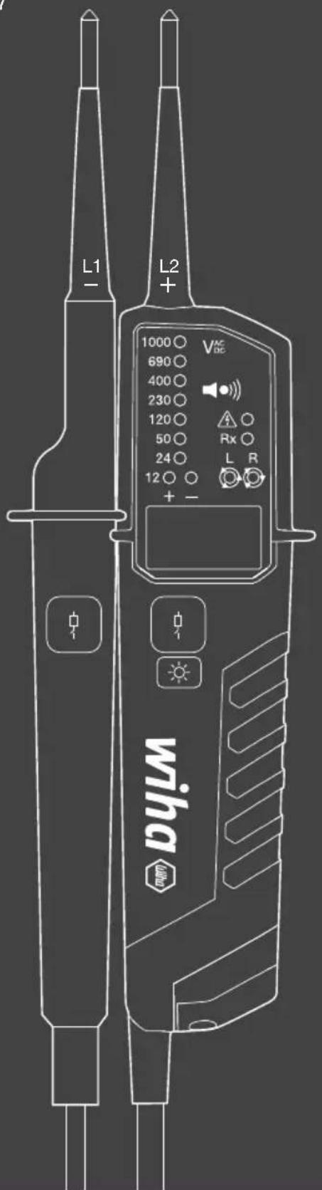 Wiha 45217 - Spannungs- und Durchgangsprüfer Voltage and continuity tester - 1