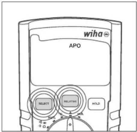 Wiha 45218 - Włącz/wyłącz APO - 1