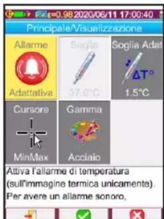 CHAUVIN ARNOUX C.A 1900 - Regolazione dell'allarme adattativo - 2