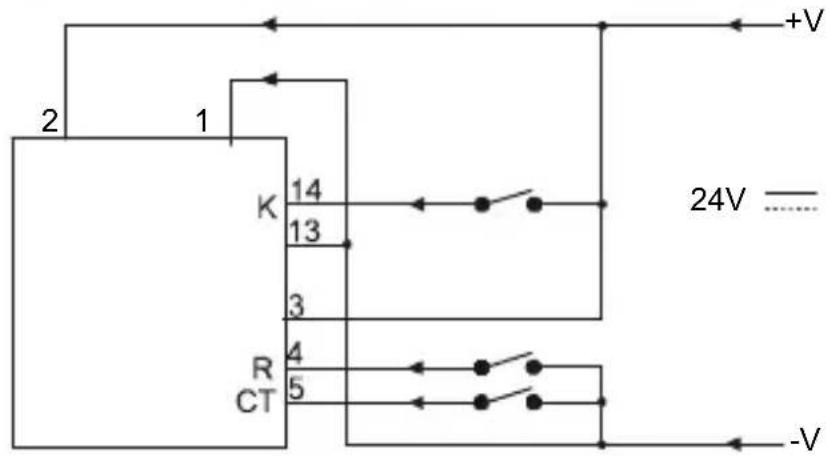 Trumeter 7932 - Input examples, Anschlussbeispiele, Exemples d'Entrées, Ejemplos de entrada, Esempi di ingresso - 2