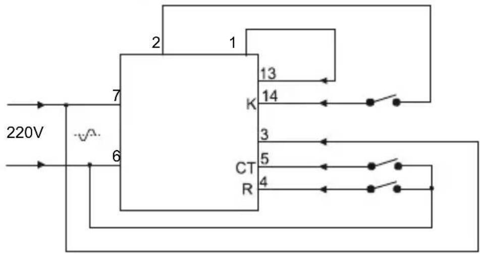 Trumeter 7932 - Input examples, Anschlussbeispiele, Exemples d'Entrées, Ejemplos de entrada, Esempi di ingresso - 3
