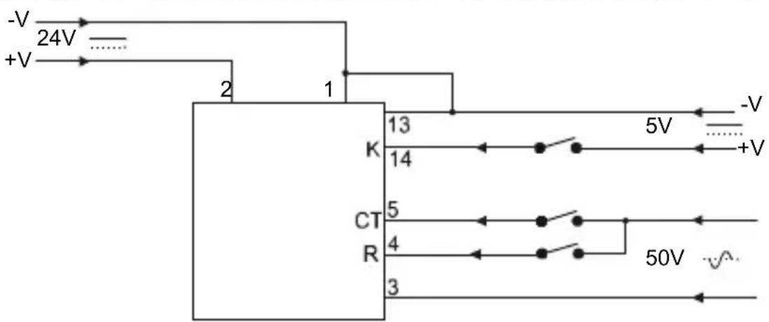 Trumeter 7932 - Input examples, Anschlussbeispiele, Exemples d'Entrées, Ejemplos de entrada, Esempi di ingresso - 4