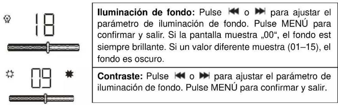 MusicMan MA Display - Ajustes del sistema: - 4