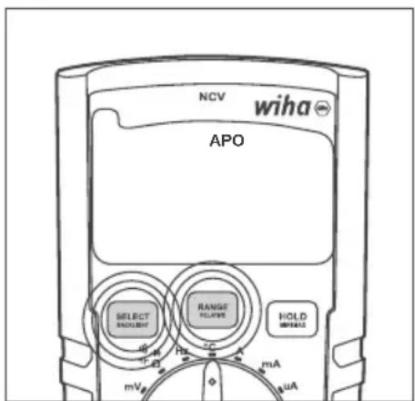 Wiha 45215 - Habilitar/deshabilitar APO - 1