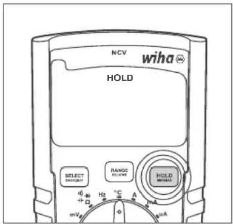 Wiha 45215 - Hold-functie activeren/deactiveren - 1