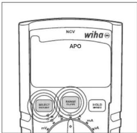 Wiha 45215 - APO engedélyezése/letiltása - 1