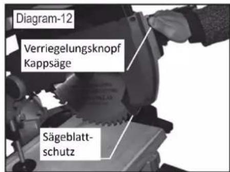 Holzmann TK 305 - Nastavení uhlu rezu - 3