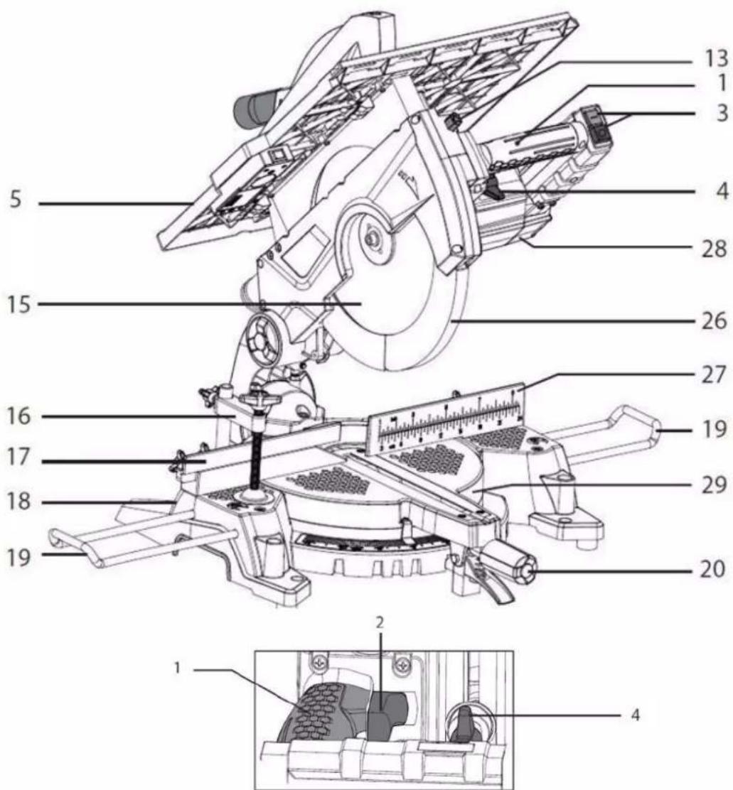 Holzmann TK 305 - Componenti - 1