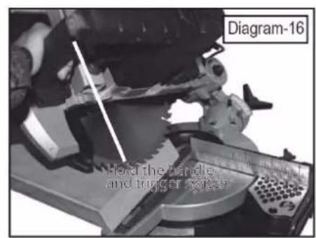 Holzmann TK 305 - Adjusting the base level angle - 3