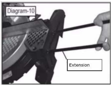 Holzmann TK 305 - Utilisation comme scie à onglet - 7