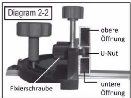 Holzmann TK 305 - Montáz podélného pravítka - 2