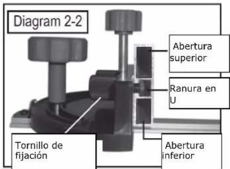 Holzmann TK 305 - Montaje de la guía paralela - 2