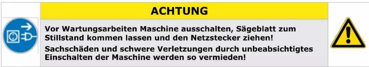 Holzmann TK 305 - WARTUNG - 1