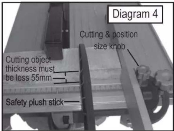 Holzmann TK 305 - Table saw level cutting - 1