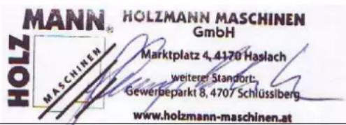 Holzmann TK 305 - EG-KONFORMITÄTSERKLÄRUNG/CE-CERTIFICATE OF CONFORMITY - 1