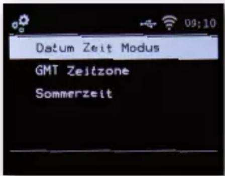 Imperial DABMAN i410 BT - Datum Zeit - 1