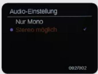 Imperial DABMAN d105 - FM Audio-Einstellungen - 2