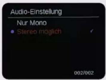 Imperial DABMAN d105 - FM Audio- Settings - 1