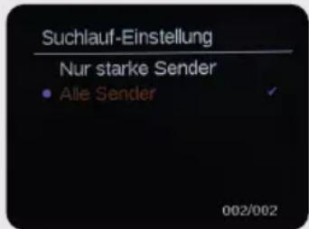 Imperial DABMAN d105 - FM Suchlauf-Einstellungen ändern - 2