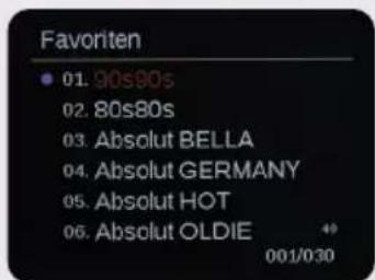 Imperial DABMAN d105 - DAB Radiosender aus der Favoritenliste aufrufen - 2
